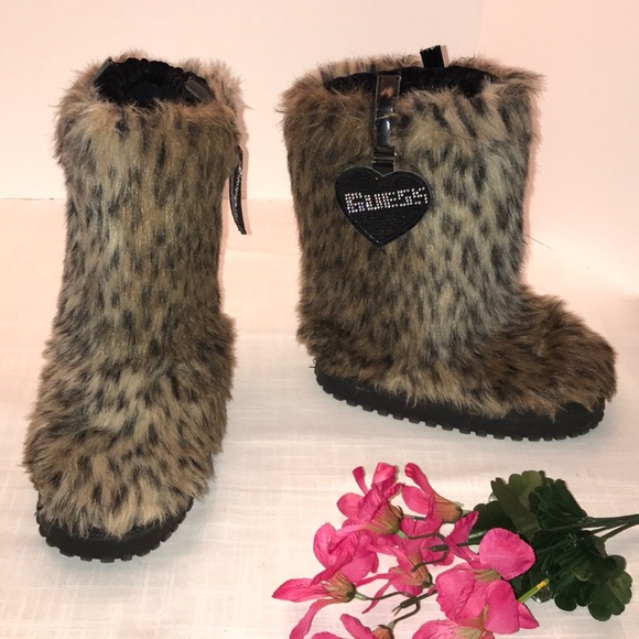 animal fur boots